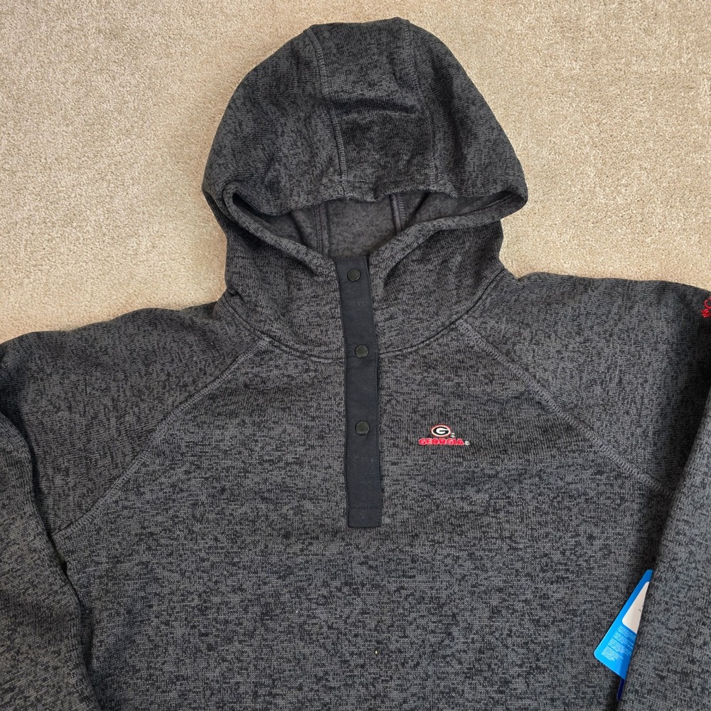 Columbia Georgia Bulldogs‎ Sweater Weather Pullover Hoodie Charcoal Heather XL